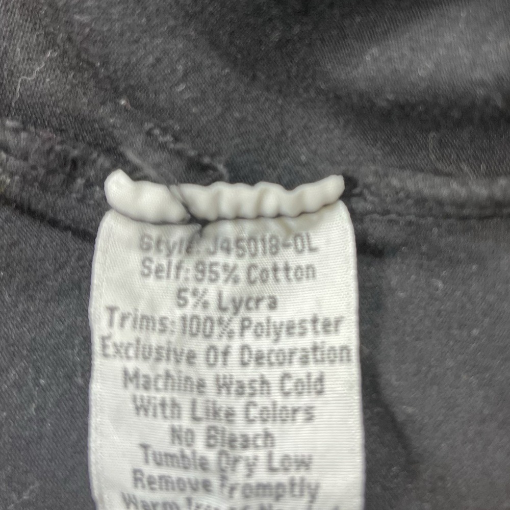 Johnny Was Black Hoodie with Pink Floral Design - Picture 3 of 13